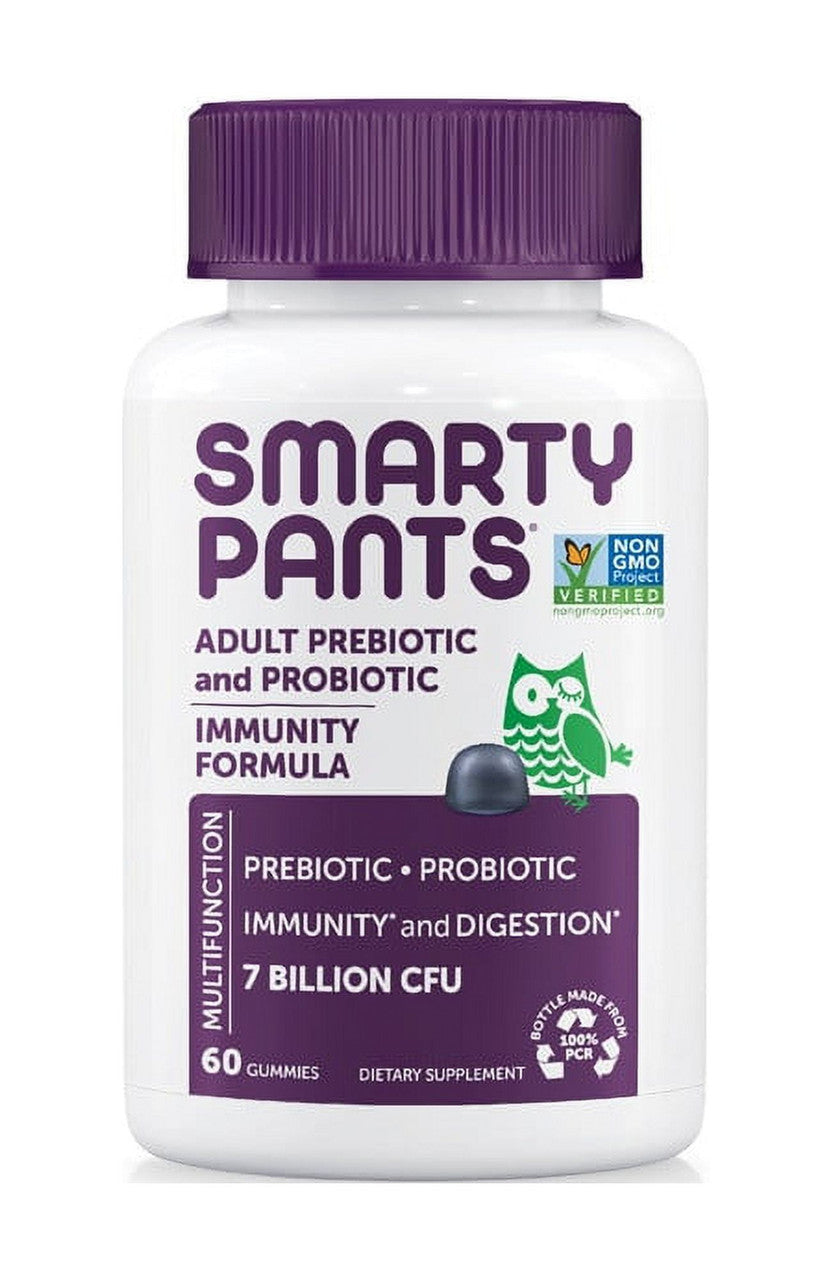 SmartyPants Adult Probiotic Complete Blueberry 7 Billion CFU Supplement Gummies, 60 Ea